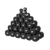 Major Fitness Urethane Octagonal-Shield Dumbbells